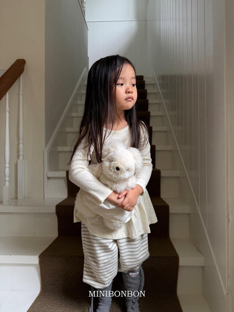 Mini Bongbong - Korean Children Fashion - #littlefashionista - Small Stripe Pants - 5