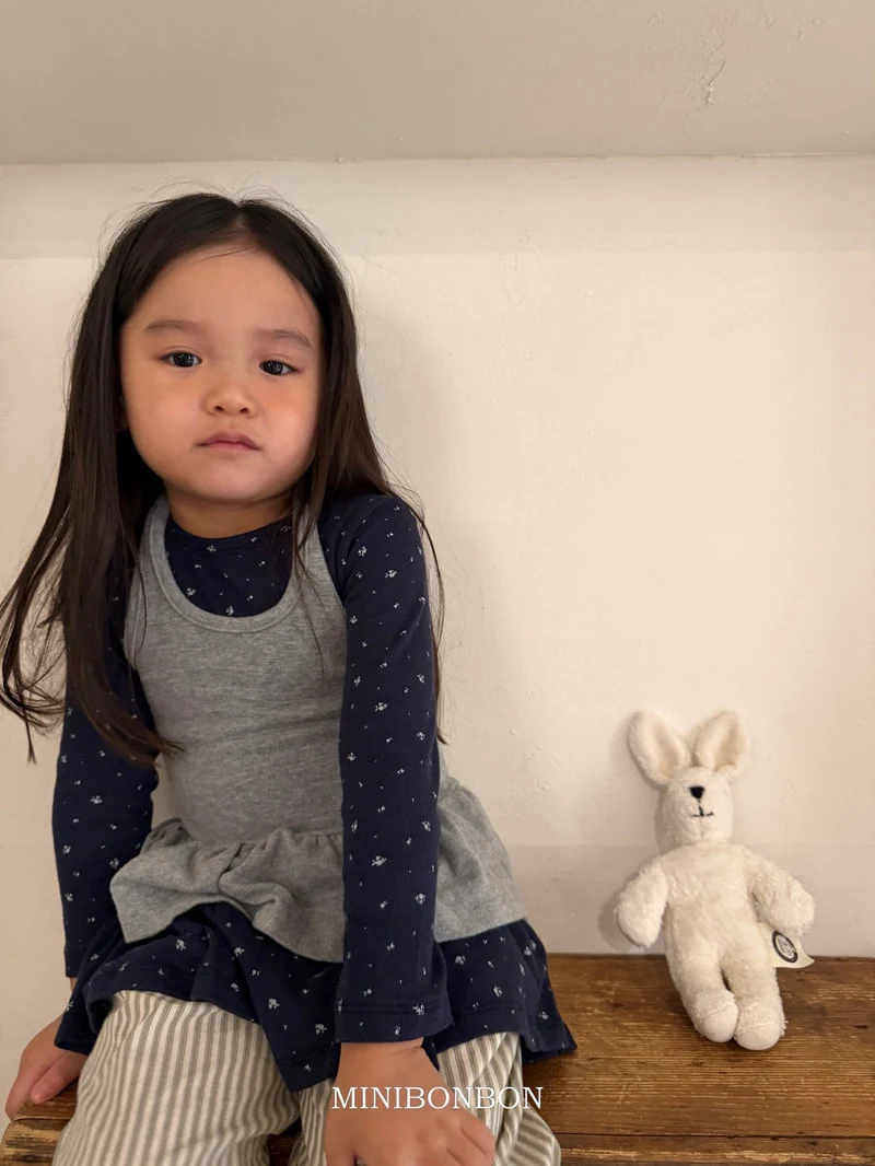 Mini Bongbong - Korean Children Fashion - #littlefashionista - Frill Holter Tee - 3