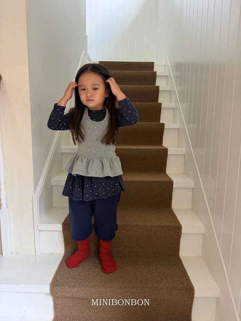Mini Bongbong - Korean Children Fashion - #littlefashionista - Frill Holter Tee - 4
