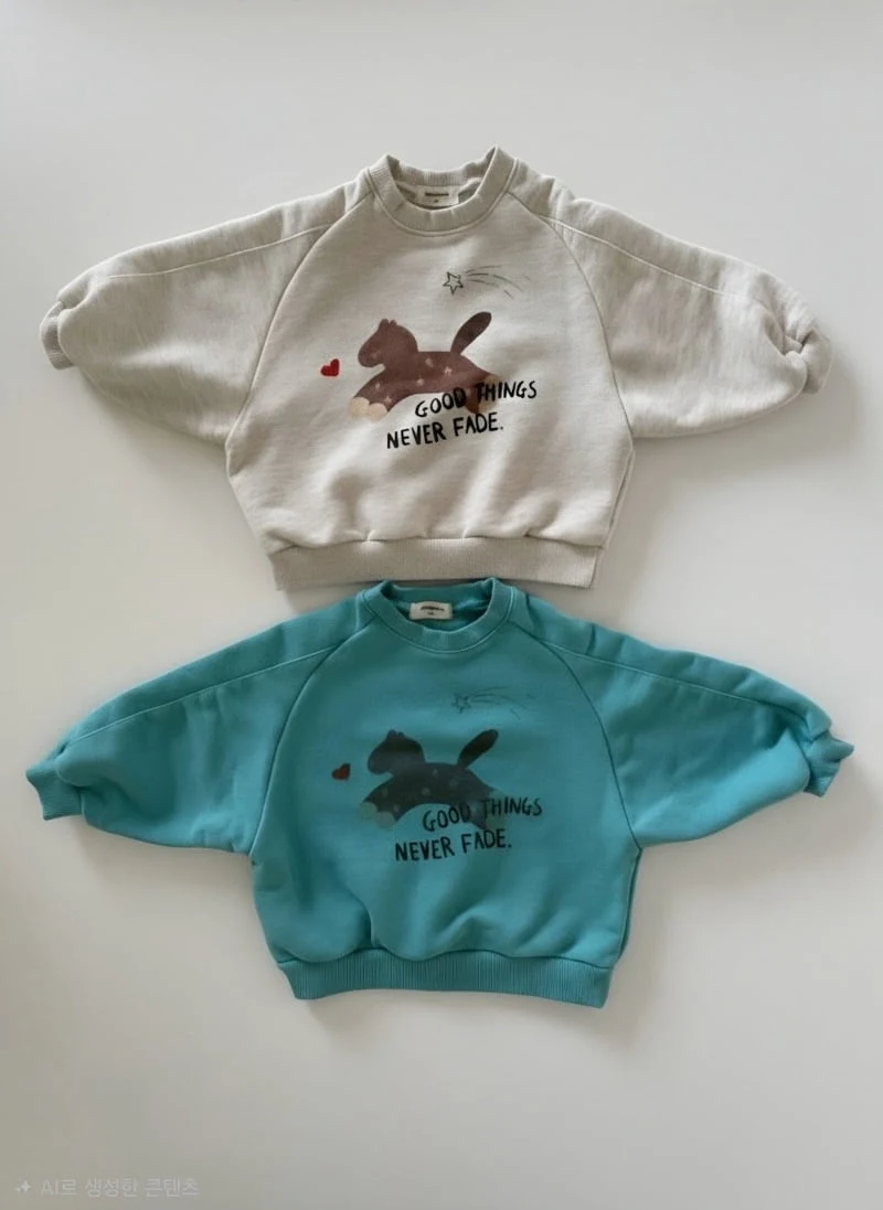 Mini Bongbong - Korean Children Fashion - #minifashionista - Shooting Star Sweatshirts