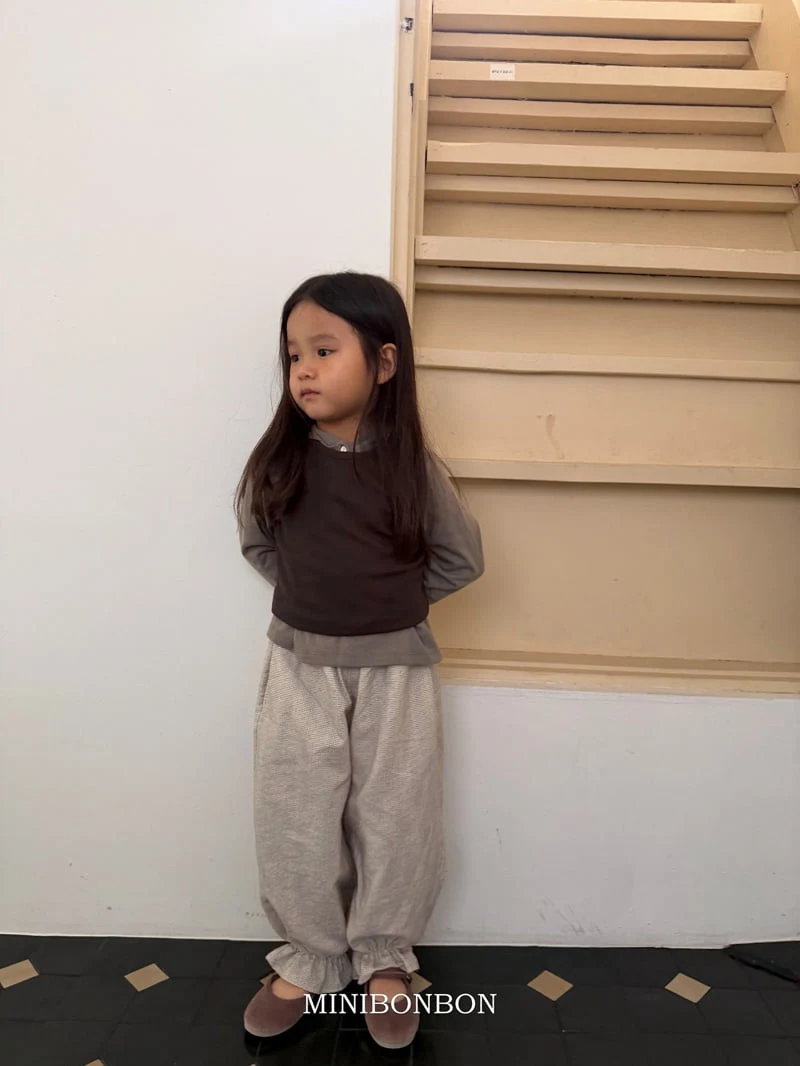 Mini Bongbong - Korean Children Fashion - #minifashionista - Mocha Hood Top - 10
