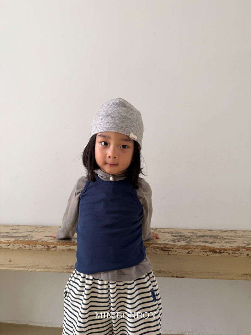 Mini Bongbong - Korean Children Fashion - #minifashionista - Small Stripe Pants - 7