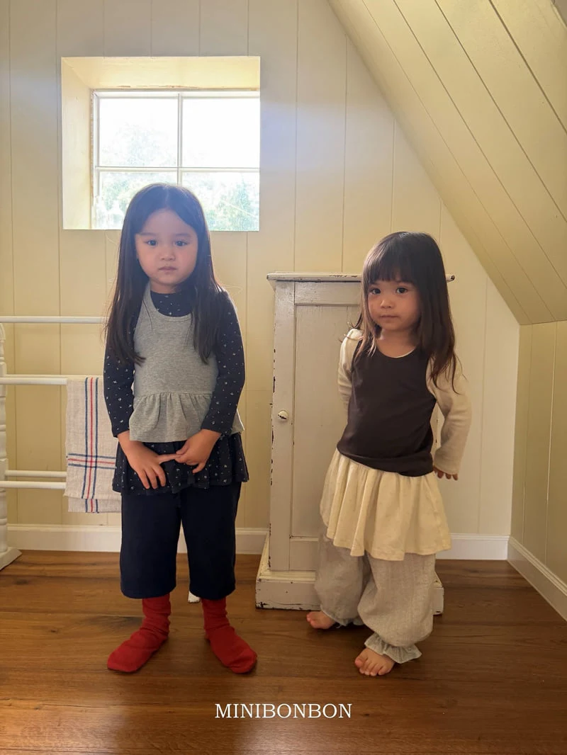 Mini Bongbong - Korean Children Fashion - #minifashionista - Frill Holter Tee - 5