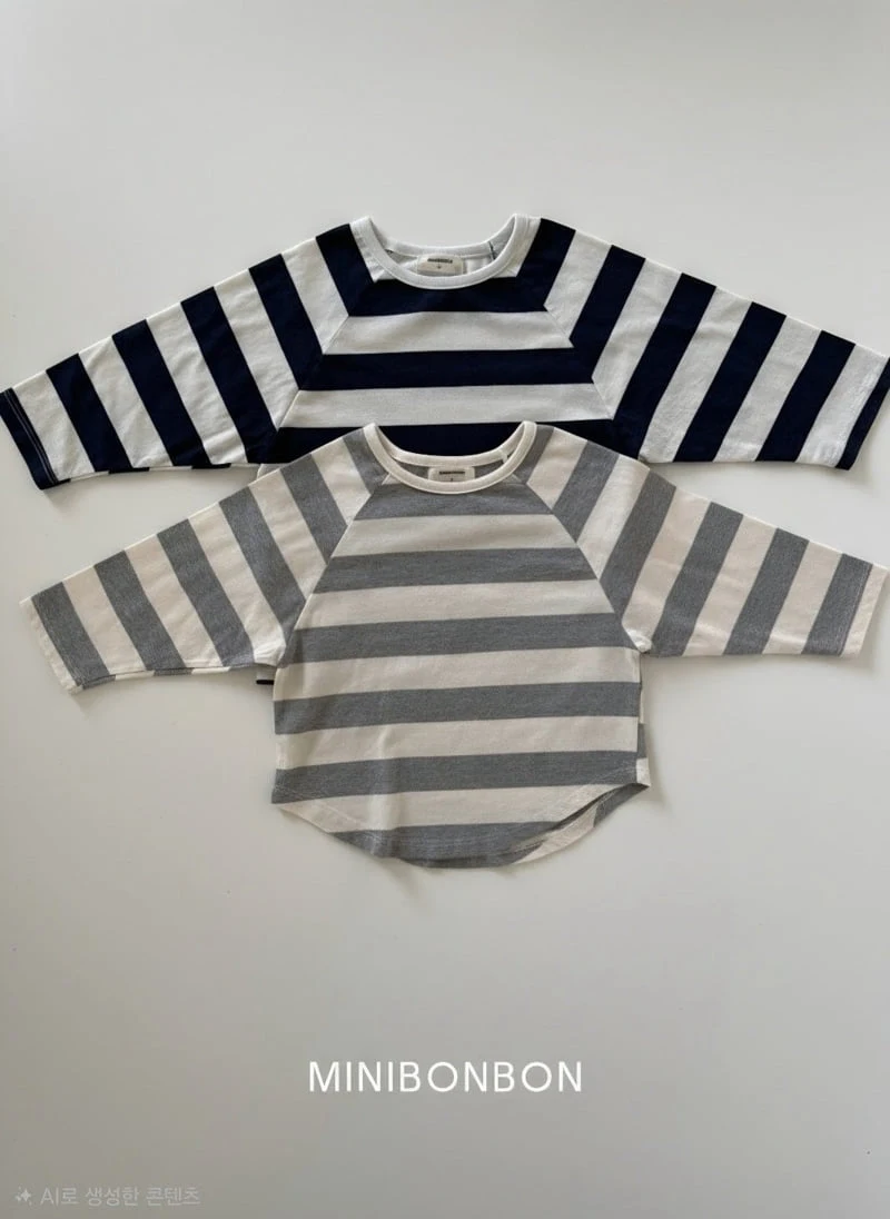 Mini Bongbong - Korean Children Fashion - #stylishchildhood - Stripe Tee
