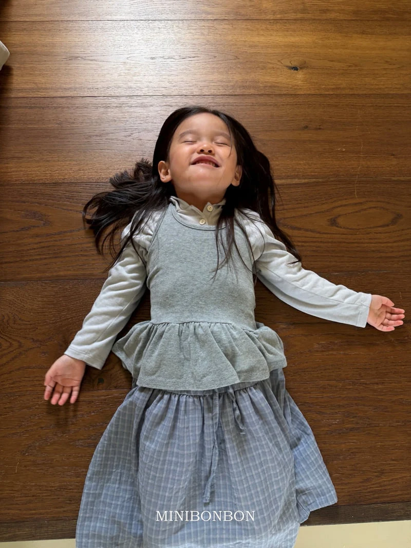 Mini Bongbong - Korean Children Fashion - #todddlerfashion - Frill Holter Tee - 7