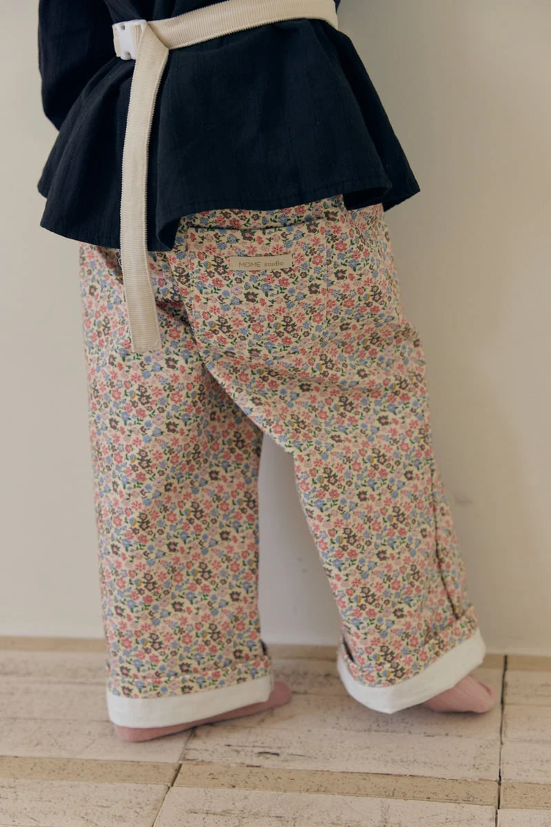 Mome - Korean Children Fashion - #Kfashion4kids - Mocca Flower Pants - 10