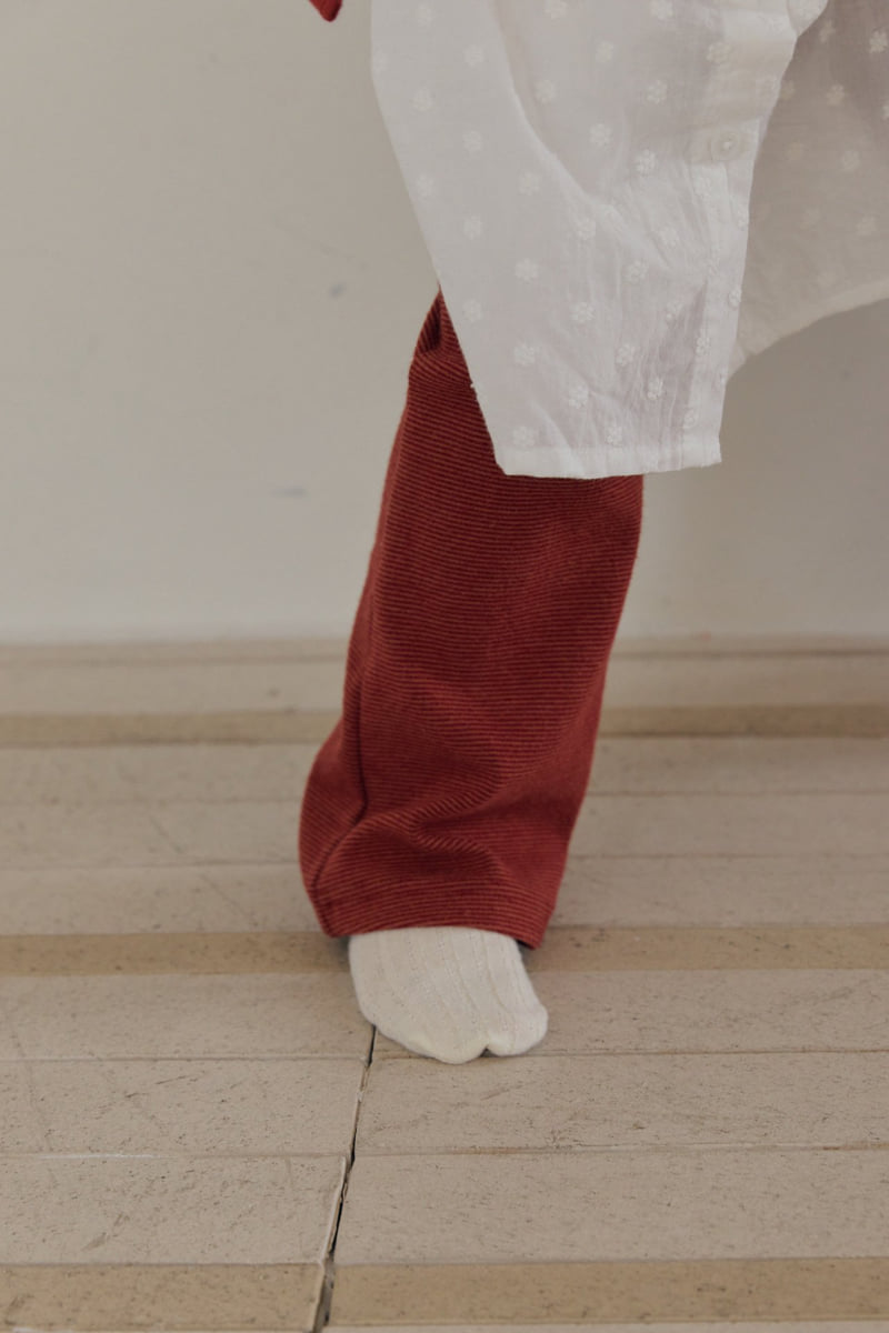 Mome - Korean Children Fashion - #childofig - Peach Bootcut Pants - 8