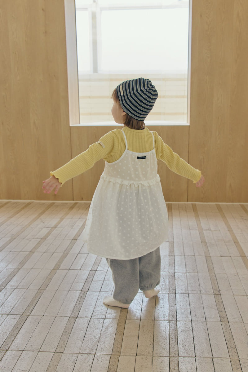 Mome - Korean Children Fashion - #childrensboutique - Bella Ribbed Tee - 12