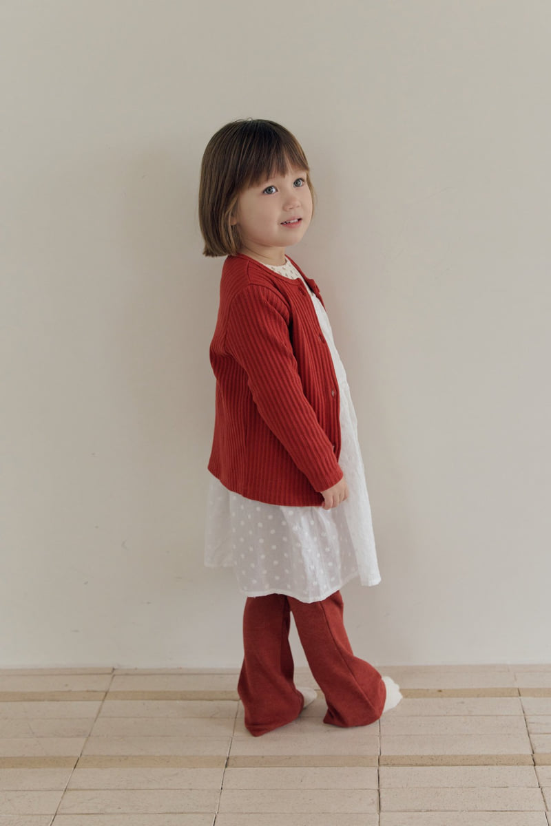 Mome - Korean Children Fashion - #designkidswear - Peach Bootcut Pants - 10