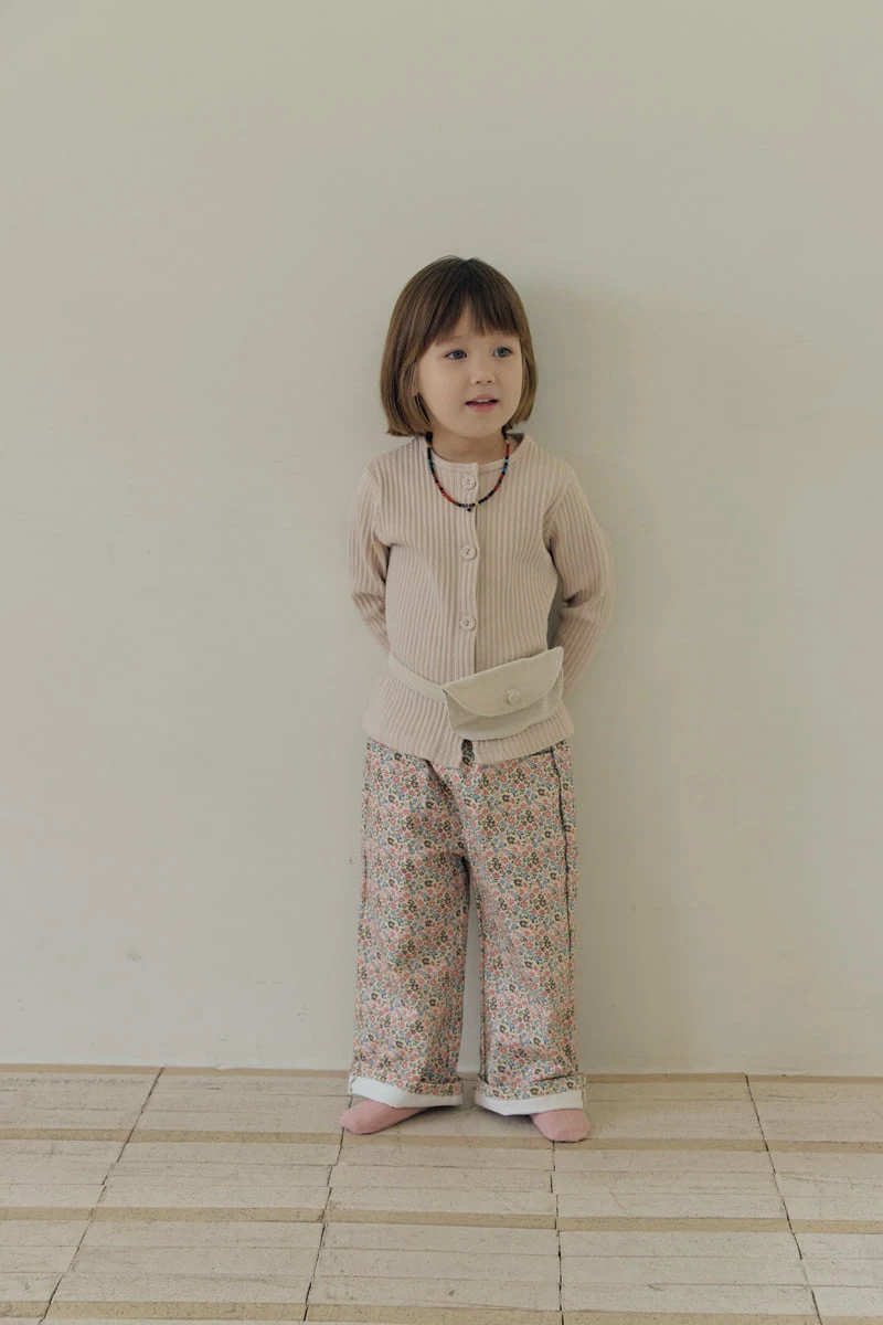 Mome - Korean Children Fashion - #childrensboutique - Mocca Flower Pants - 4