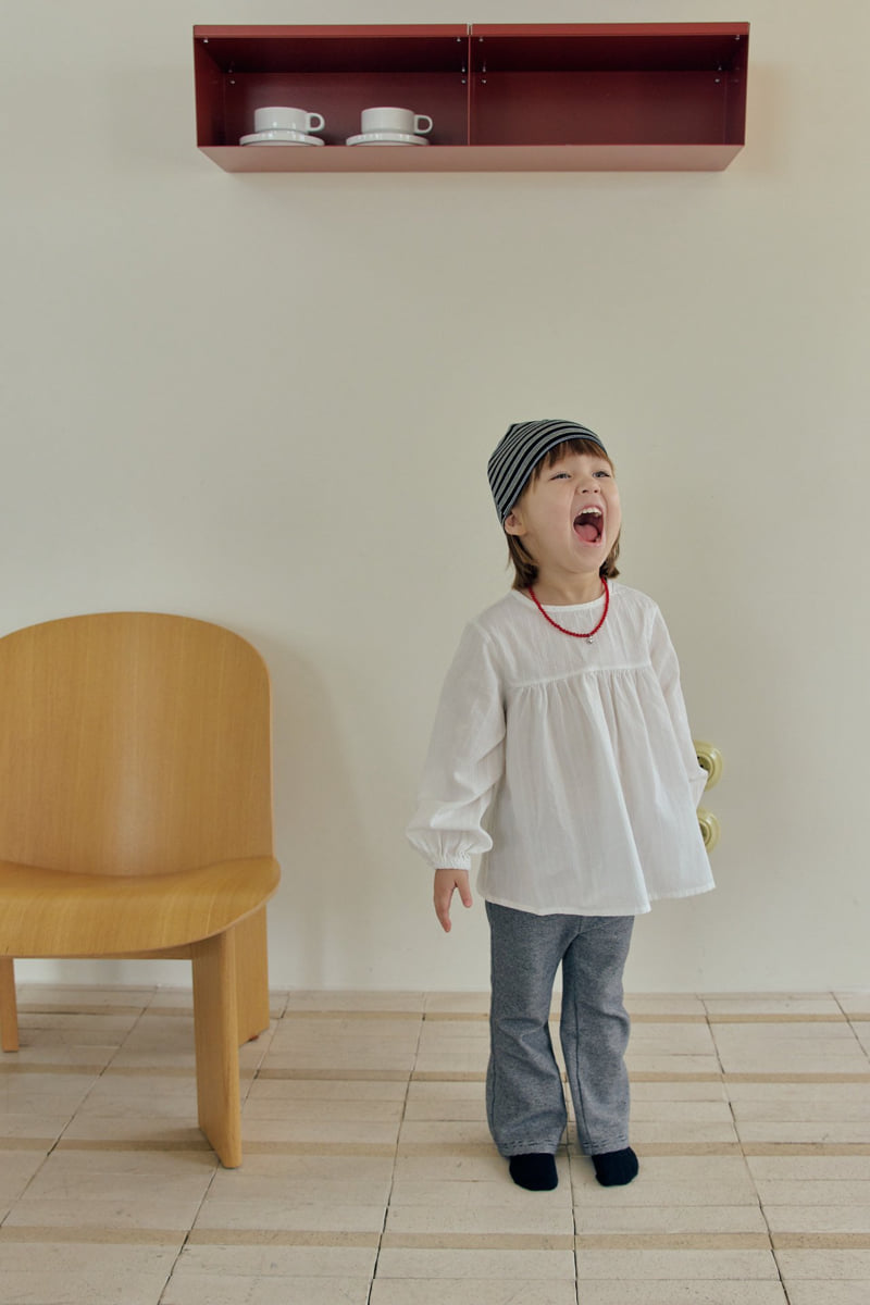 Mome - Korean Children Fashion - #discoveringself - Peach Bootcut Pants - 11