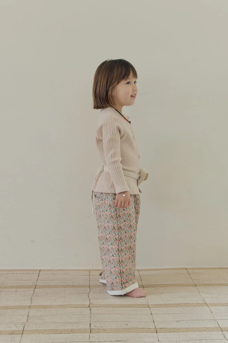 Mome - Korean Children Fashion - #discoveringself - Mocca Flower Pants - 5
