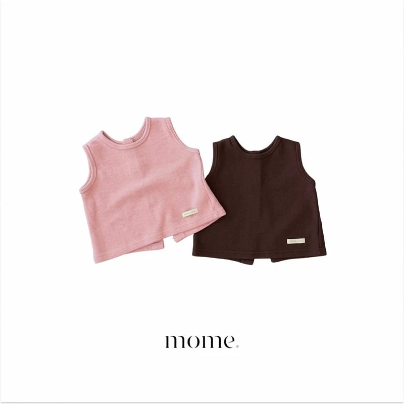Mome - Korean Children Fashion - #discoveringself - Button 2-Sided Vest - 3