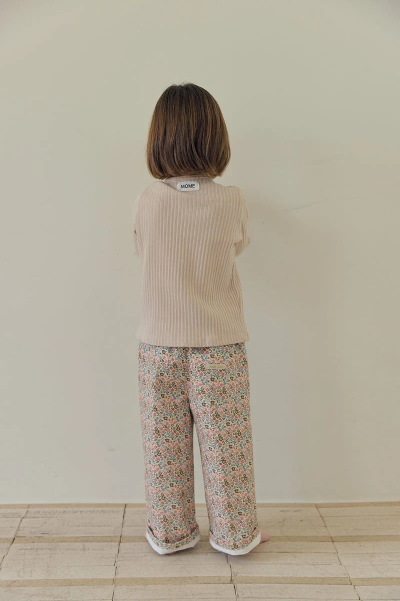 Mome - Korean Children Fashion - #fashionkids - Mocca Flower Pants - 6