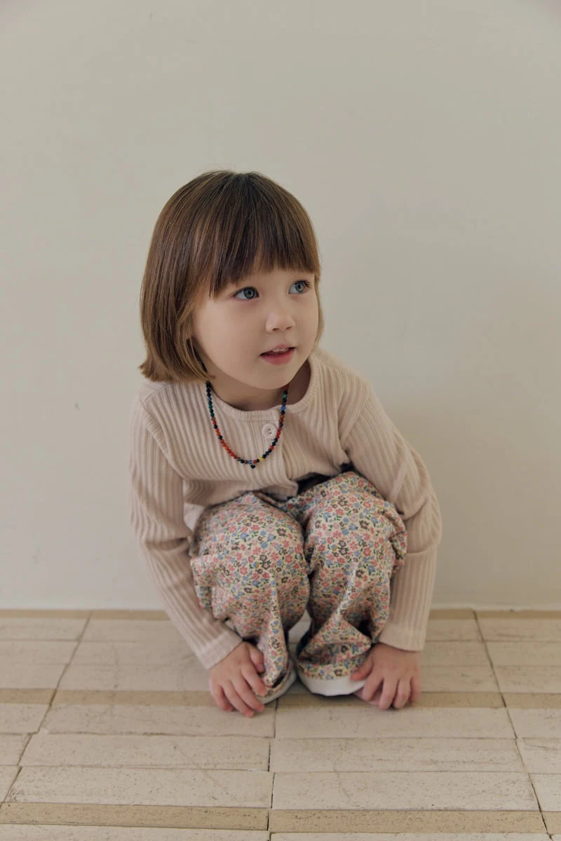 Mome - Korean Children Fashion - #kidsshorts - Mocca Flower Pants - 7