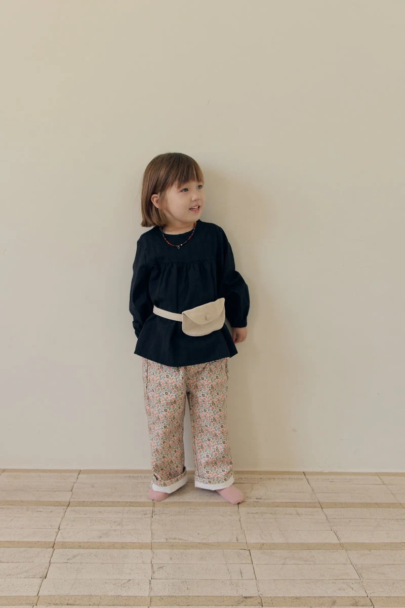 Mome - Korean Children Fashion - #kidsstore - Mocca Flower Pants - 8