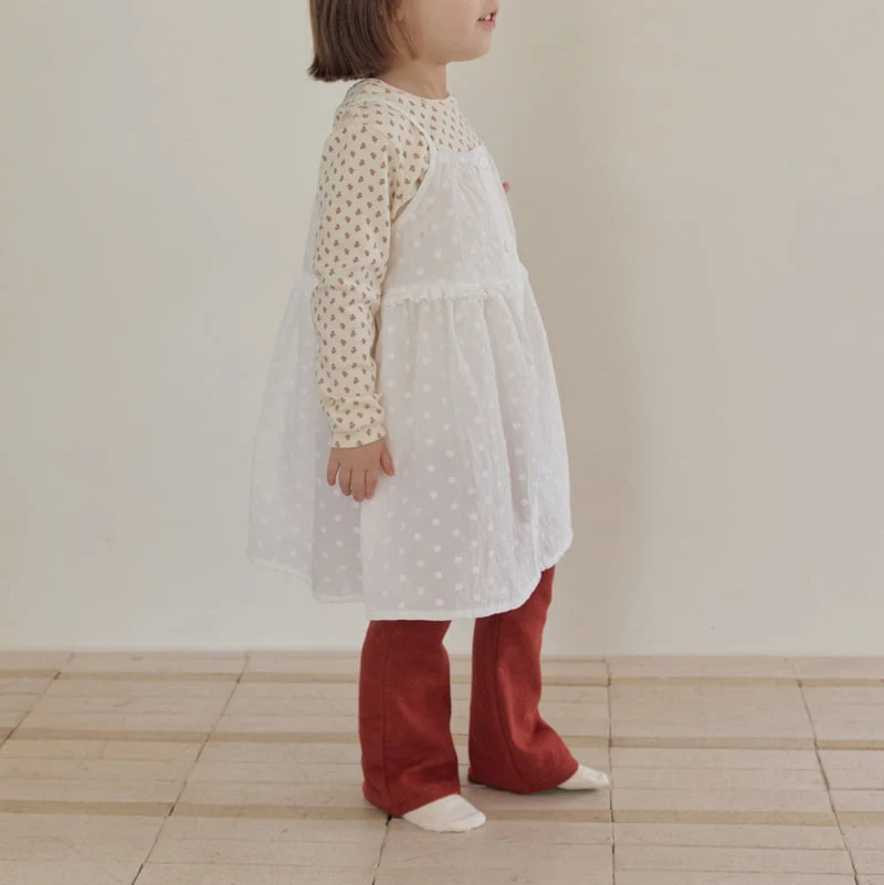 Mome - Korean Children Fashion - #kidzfashiontrend - Peach Bootcut Pants