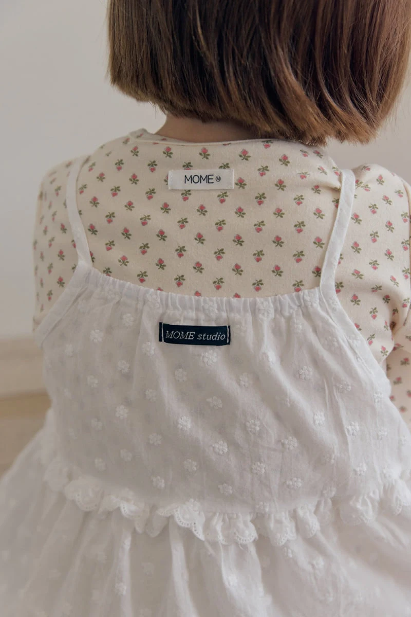 Mome - Korean Children Fashion - #littlefashionista - Soft Flower Tee - 7