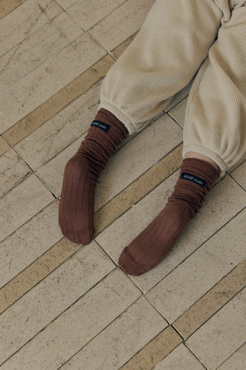 Mome - Korean Children Fashion - #Kfashion4kids - Autumn Ribbed Socks - 4