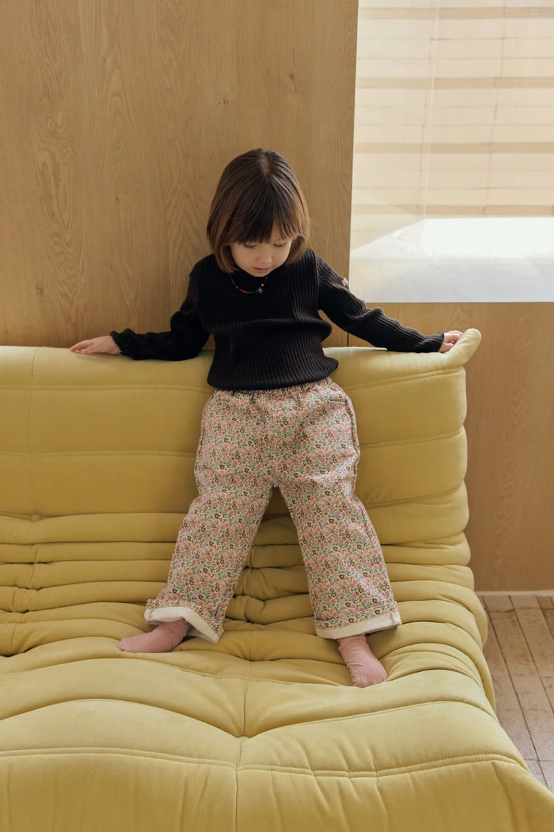 Mome - Korean Children Fashion - #littlefashionista - Mocca Flower Pants - 11