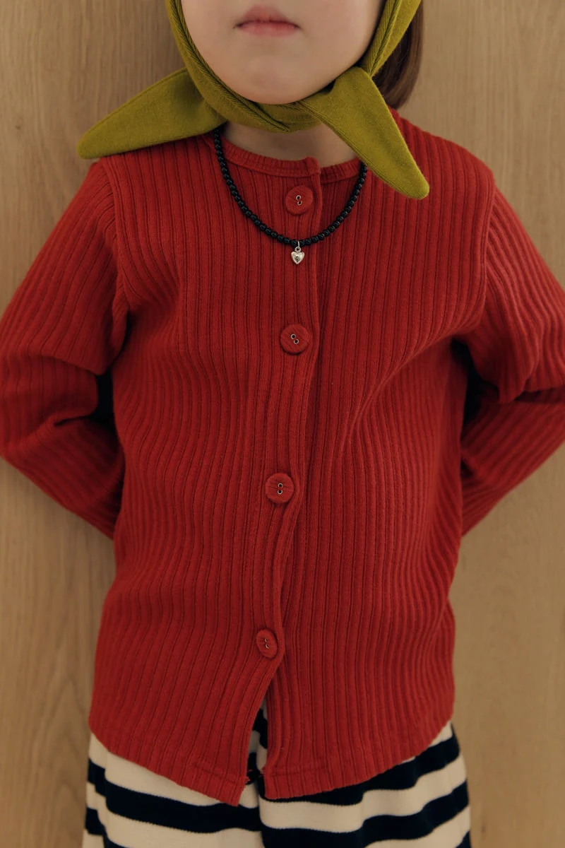 Mome - Korean Children Fashion - #minifashionista - Lolly Ribbed Cardigan - 9
