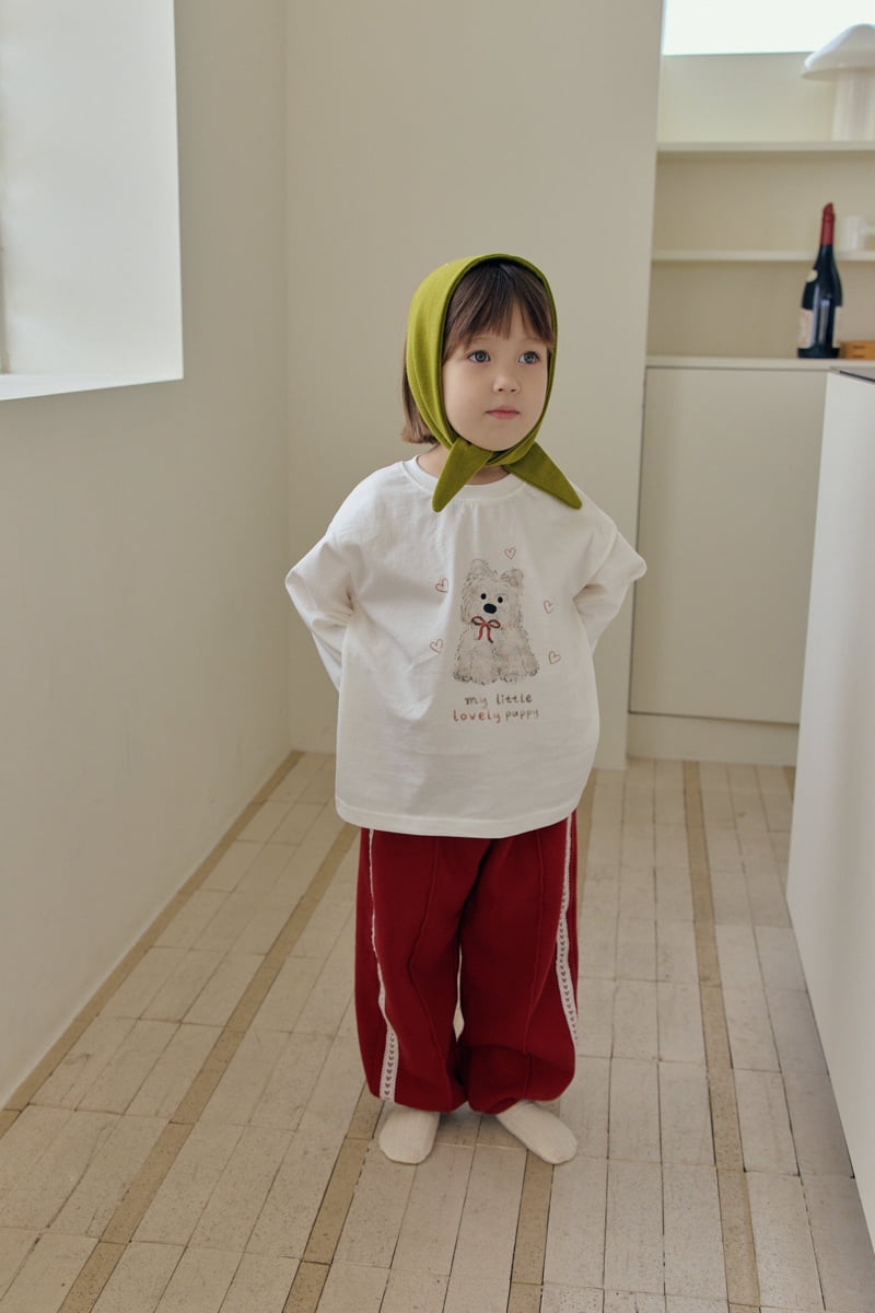 Mome - Korean Children Fashion - #prettylittlegirls - Little Puppy Tee - 5