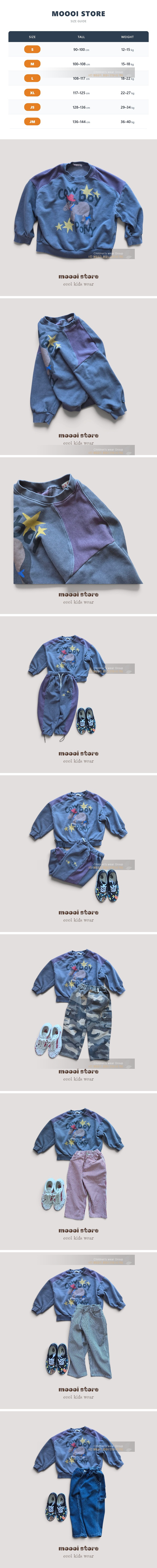 Mooi Store - Korean Children Fashion - #designkidswear - Pony Cut Pigment Sweatshirt