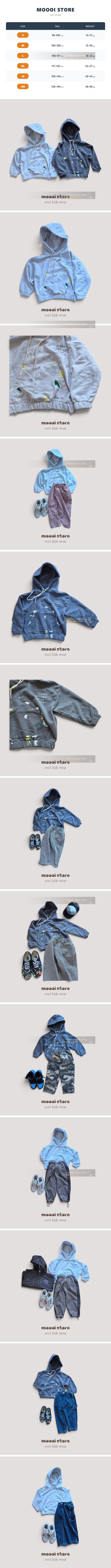 Mooi Store - Korean Children Fashion - #fashionkids - Hand Printing Hoodie Tee