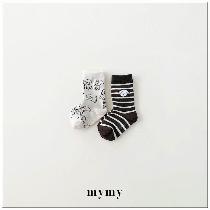 My Socks - Korean Children Fashion - #childofig - Bichon Set - 2