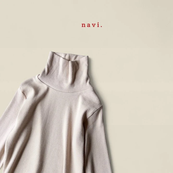 Navi - Korean Children Fashion - #childofig - Mild Turtleneck Tee - 9
