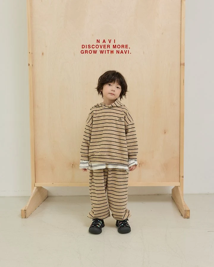 Navi - Korean Children Fashion - #childofig - Terry Hood Tee - 2