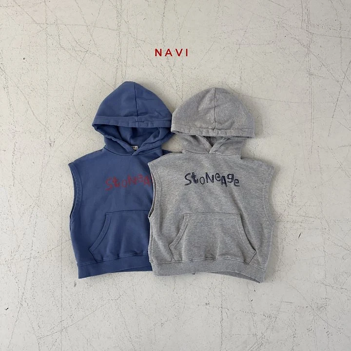 Navi - Korean Children Fashion - #childofig - Stone Hood Vest
