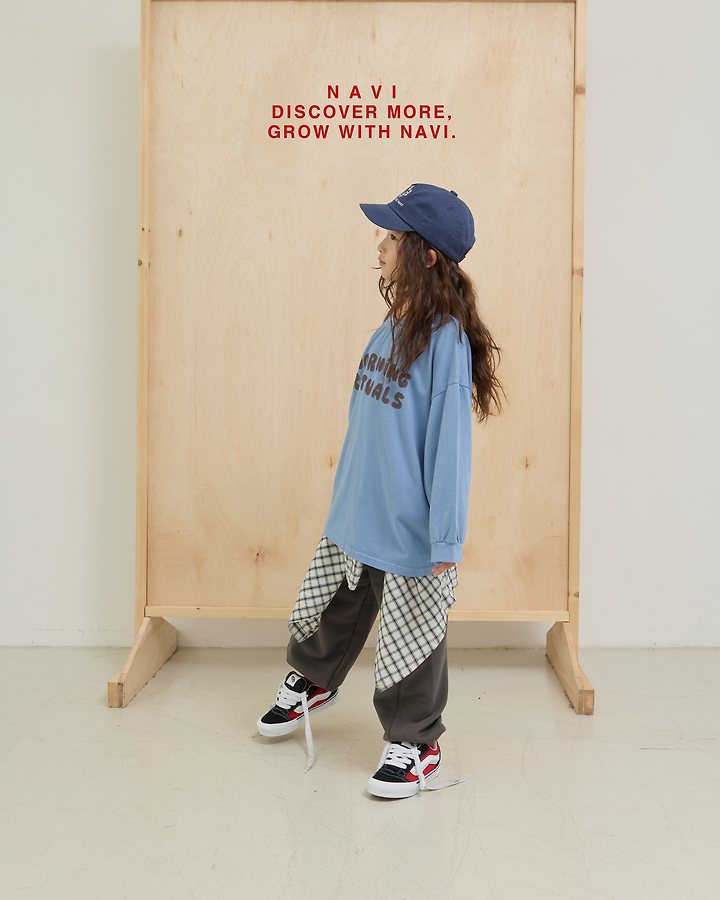 Navi - Korean Children Fashion - #childrensboutique - Routine Long Tee - 5