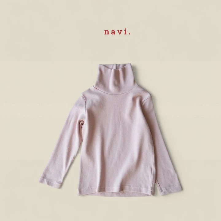Navi - Korean Children Fashion - #childrensboutique - Mild Turtleneck Tee - 10