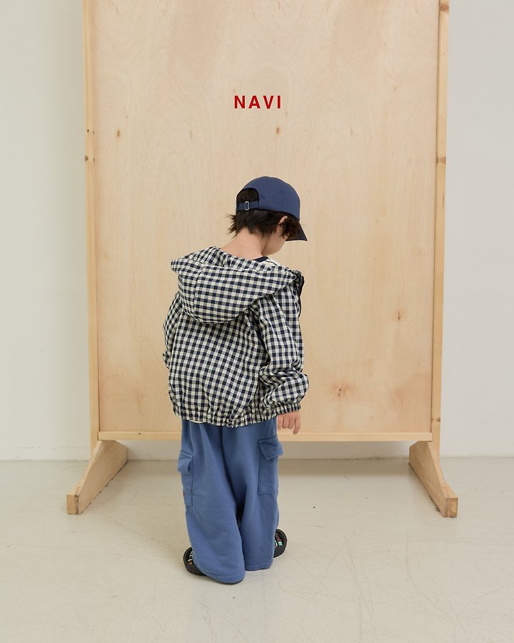 Navi - Korean Children Fashion - #designkidswear - Chess Hood Jumper - 10