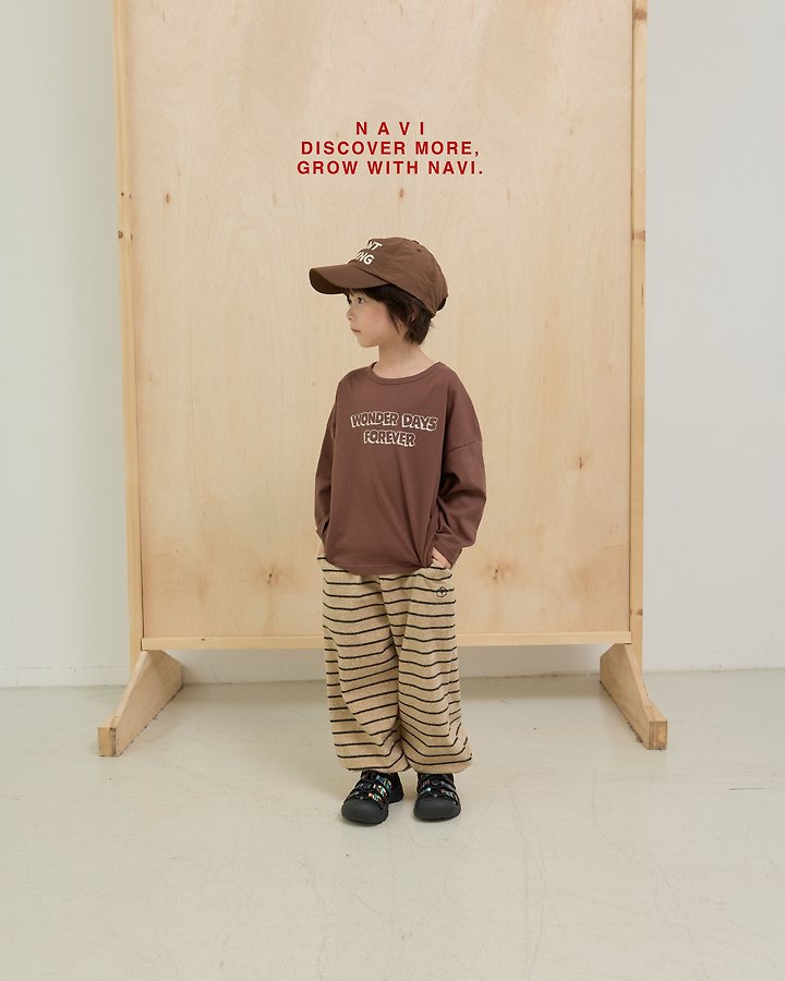 Navi - Korean Children Fashion - #designkidswear - Terry Pants - 7