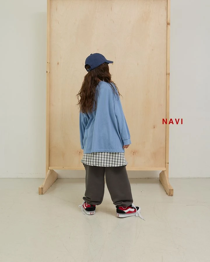 Navi - Korean Children Fashion - #designkidswear - Routine Long Tee - 6