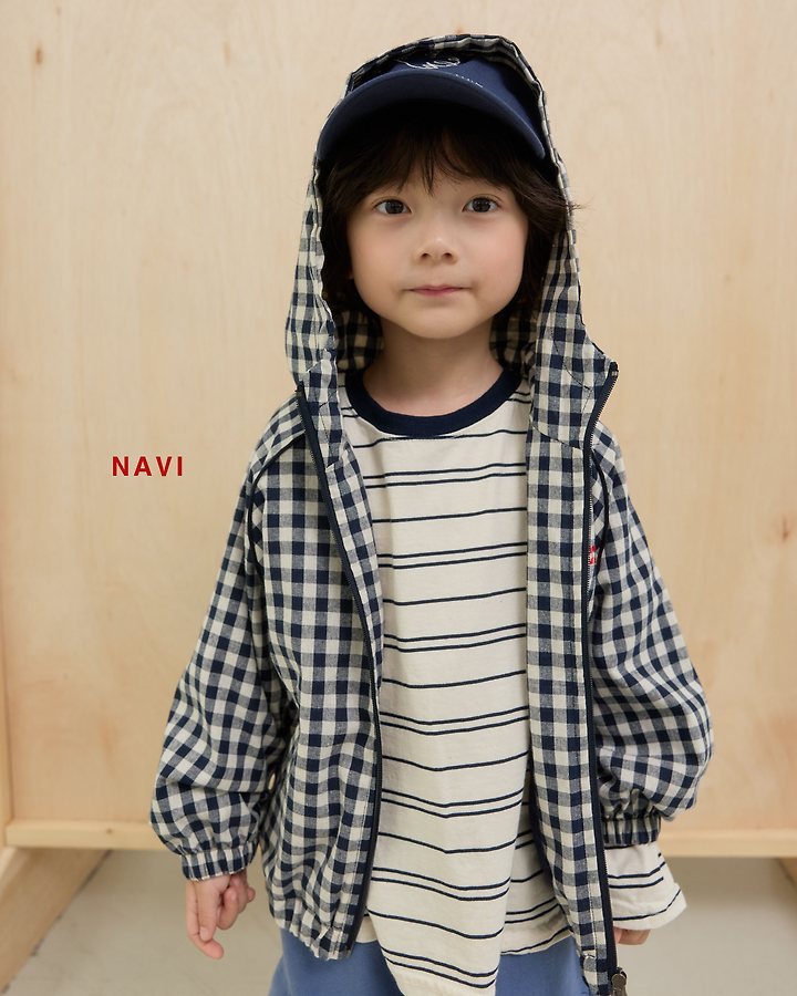 Navi - Korean Children Fashion - #discoveringself - Chess Hood Jumper - 11