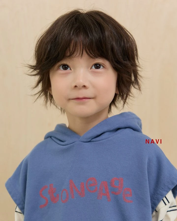 Navi - Korean Children Fashion - #designkidswear - Stone Hood Vest - 4