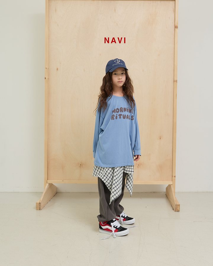 Navi - Korean Children Fashion - #fashionkids - Routine Long Tee - 8