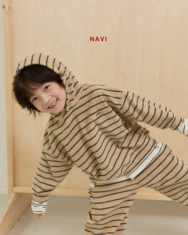Navi - Korean Children Fashion - #kidsshorts - Terry Hood Tee - 7