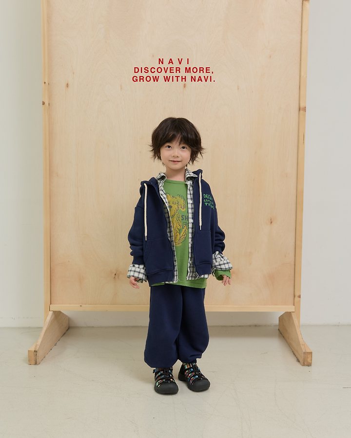 Navi - Korean Children Fashion - #kidsshorts - Dream Hood Zip-up Jacket - 3