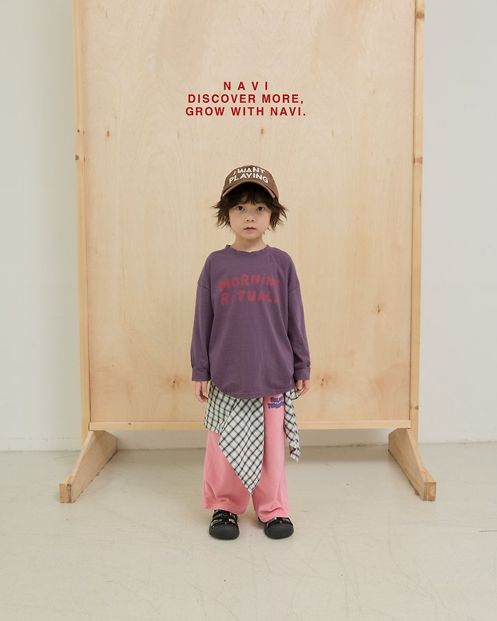 Navi - Korean Children Fashion - #kidsstore - Routine Long Tee - 10