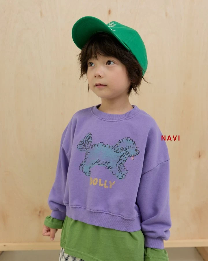 Navi - Korean Children Fashion - #kidsstore - Dolly Crop Sweatshirts - 2