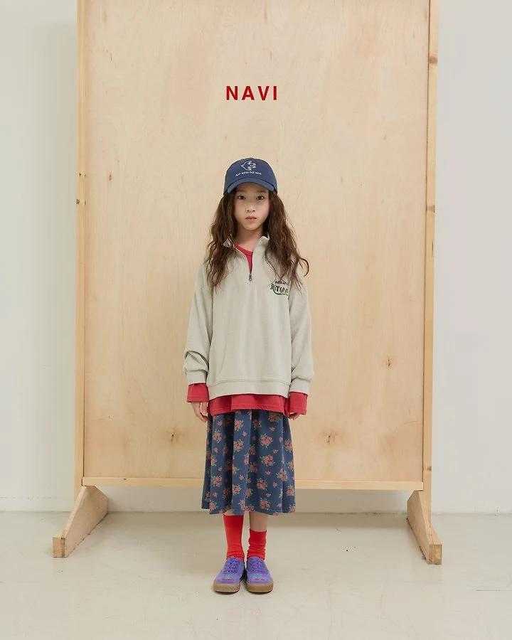 Navi - Korean Children Fashion - #kidsstore - Morning Half Zip-up Top - 7