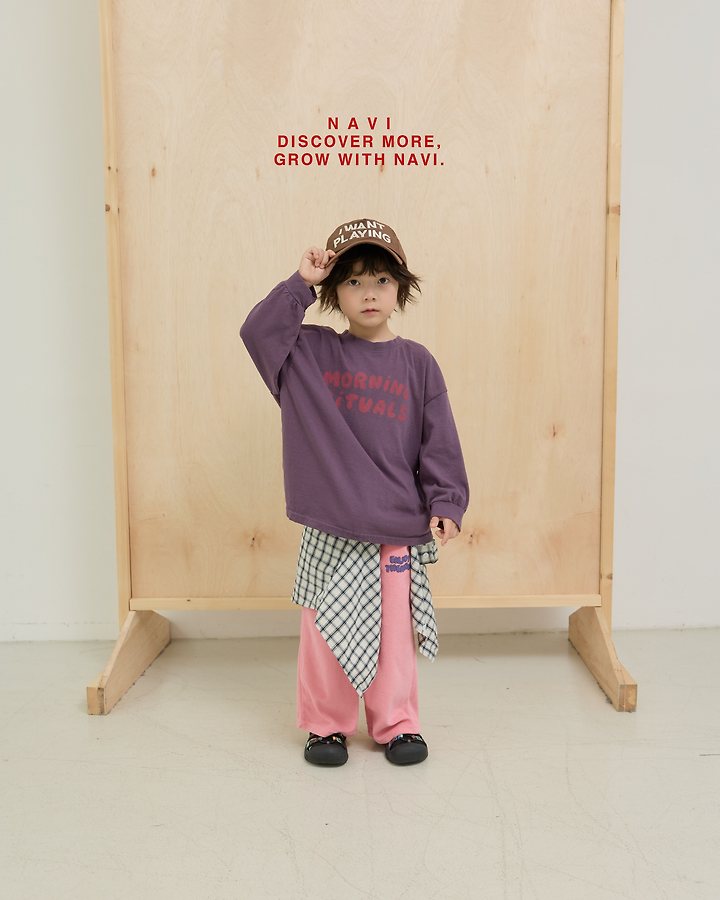 Navi - Korean Children Fashion - #kidzfashiontrend - Routine Long Tee - 11