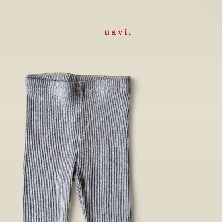 Navi - Korean Children Fashion - #kidsstore - Rib Leggings - 4