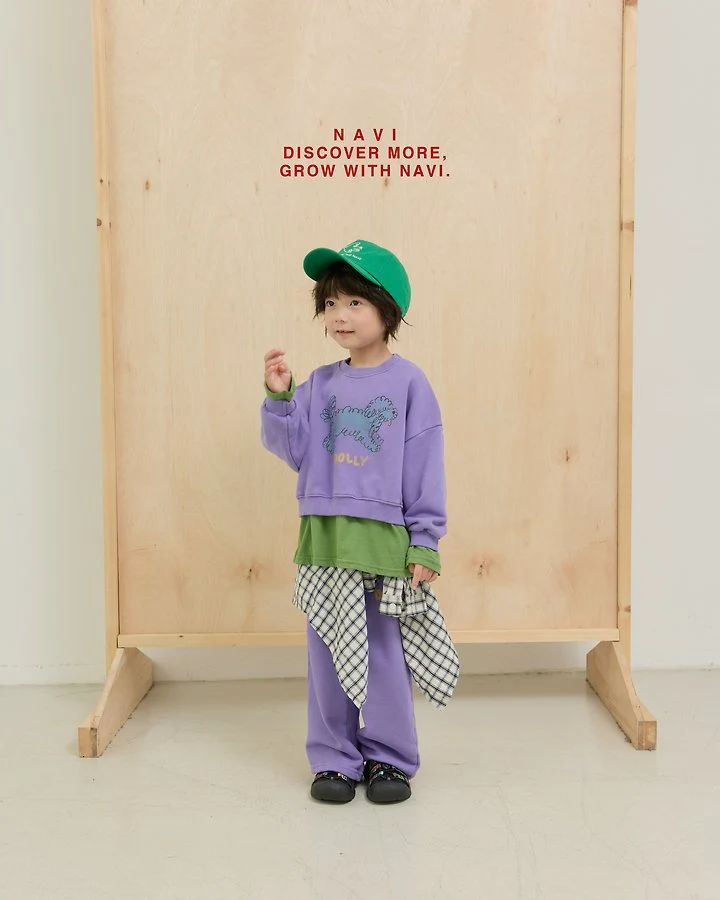 Navi - Korean Children Fashion - #kidzfashiontrend - Dolly Crop Sweatshirts - 3