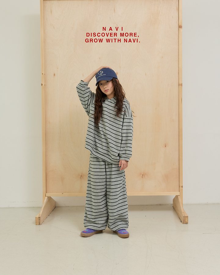 Navi - Korean Children Fashion - #kidzfashiontrend - Terry Hood Tee - 9
