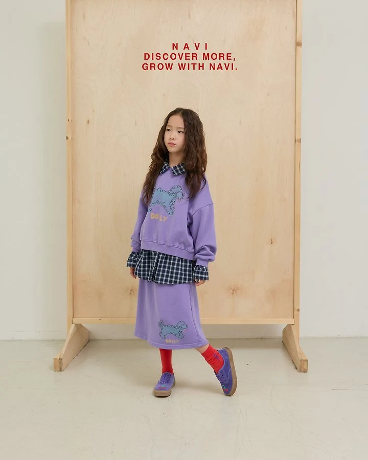Navi - Korean Children Fashion - #magicofchildhood - Dolly Crop Sweatshirts - 6